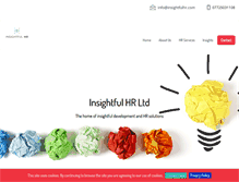 Tablet Screenshot of insightfulhr.com